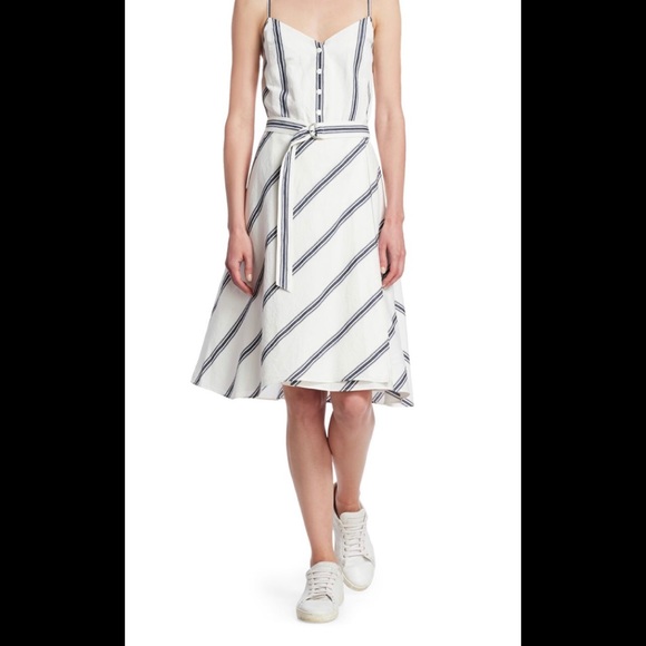 Rag and Bone Doris Stripe button down dress - Picture 1 of 8